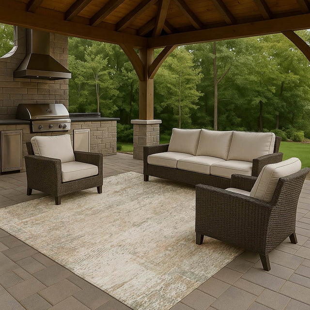 Dalyn Solace SL5 Linen Rug outdoor lifestyle image