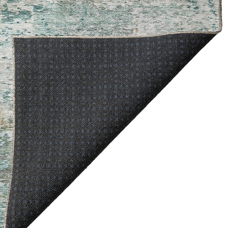 Dalyn Solace SL5 Teal Rug backing detail