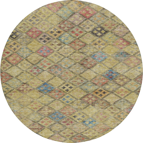 Dalyn Solace SL6 Gold Rug round rug