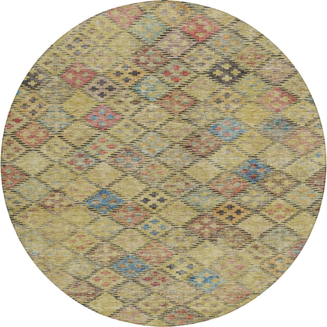 Dalyn Solace SL6 Gold Rug round rug