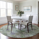 Dalyn Solace SL6 Green Rug shown in a room
