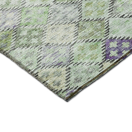 Dalyn Solace SL6 Green Rug corner detail