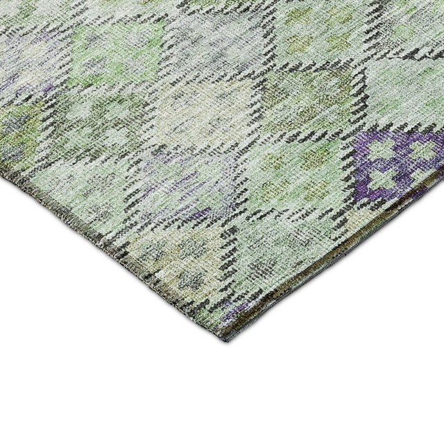 Dalyn Solace SL6 Green Rug corner detail
