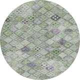 Dalyn Solace SL6 Green Rug round rug