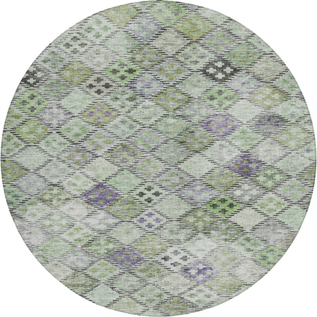 Dalyn Solace SL6 Green Rug round rug