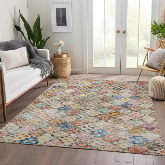 Dalyn Solace SL6 Paprika Rug shown in a room