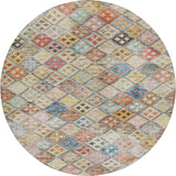 Dalyn Solace SL6 Paprika Rug round rug