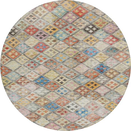 Dalyn Solace SL6 Paprika Rug round rug