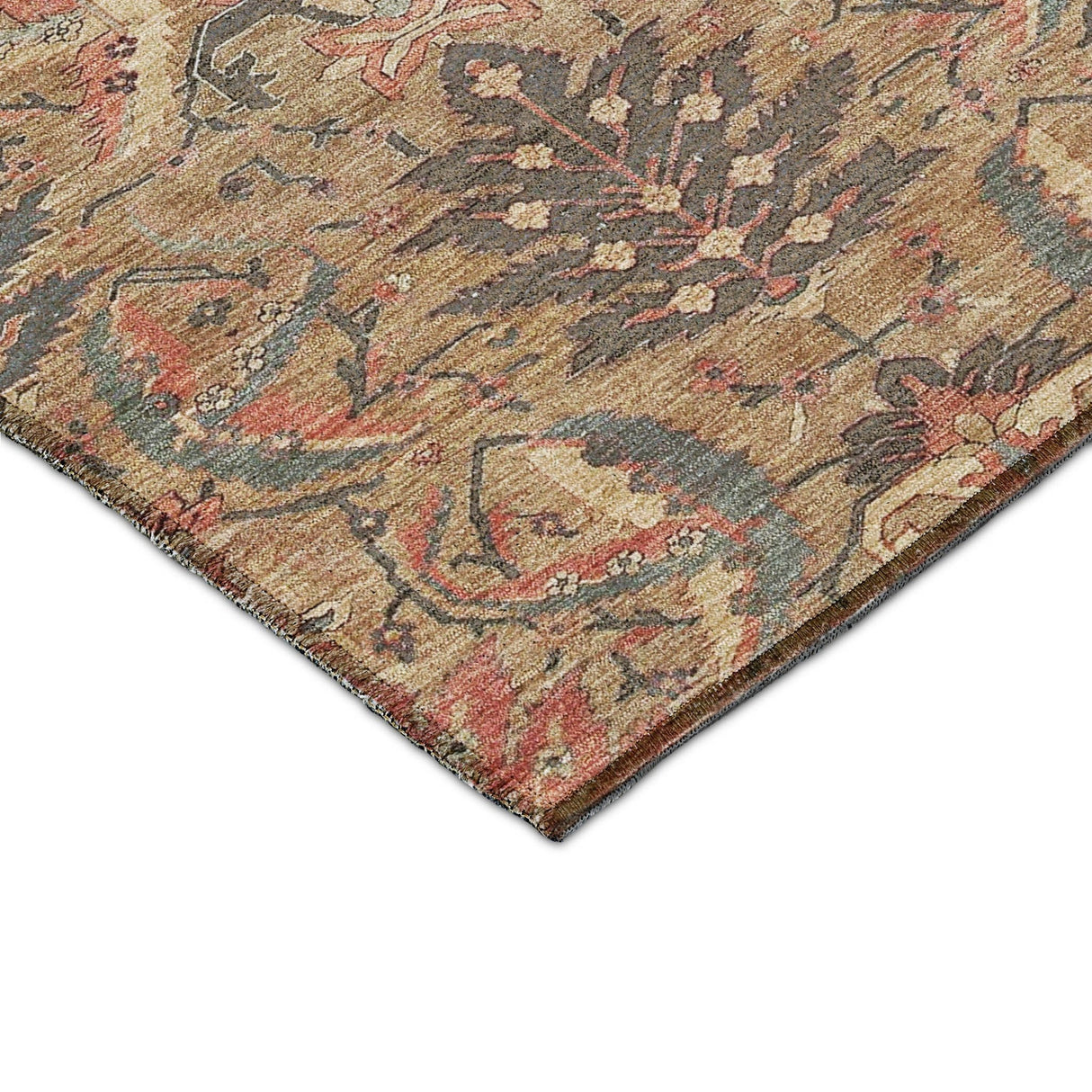 Dalyn Solace SL7 Tan Rug corner detail