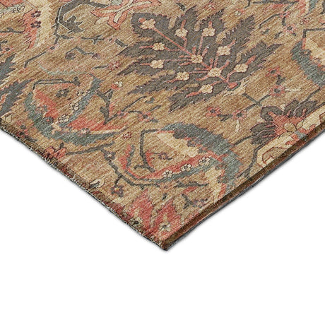 Dalyn Solace SL7 Tan Rug corner detail