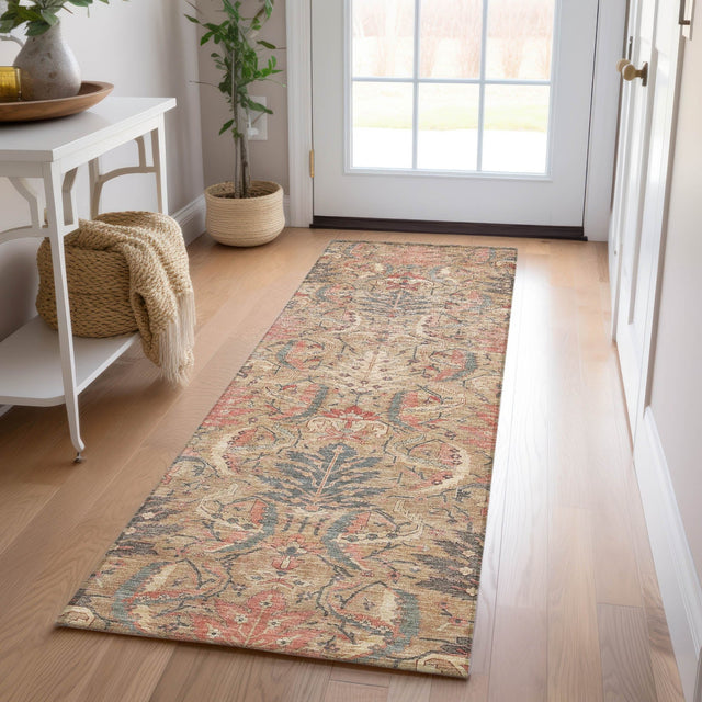 Dalyn Solace SL7 Tan Rug shown in a room