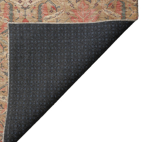 Dalyn Solace SL7 Tan Rug backing detail