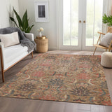 Dalyn Solace SL7 Tan Rug shown in a room
