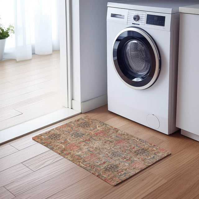 Dalyn Solace SL7 Tan Rug shown in a room