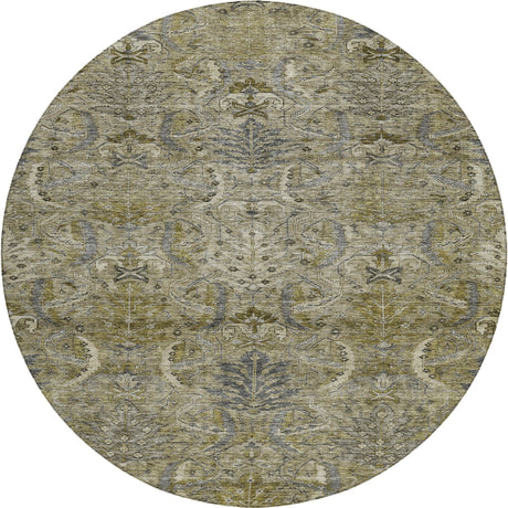 Dalyn Solace SL7 Taupe Rug round rug