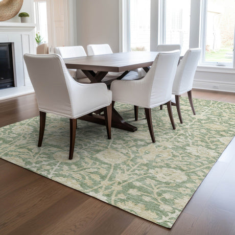 Dalyn Solace SL8 Aloe Rug shown in a room