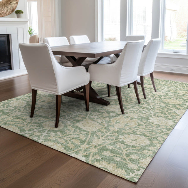 Dalyn Solace SL8 Aloe Rug shown in a room