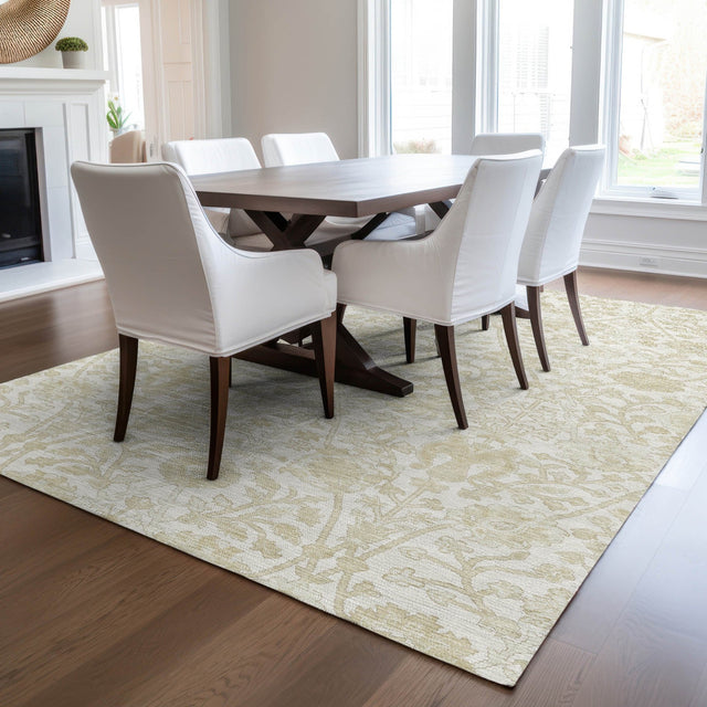 Dalyn Solace SL8 Ivory Rug shown in a room