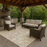 Dalyn Solace SL8 Mocha Rug outdoor lifestyle image