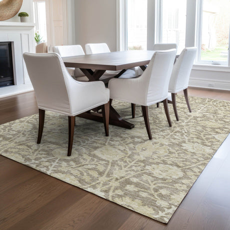 Dalyn Solace SL8 Mocha Rug shown in a room