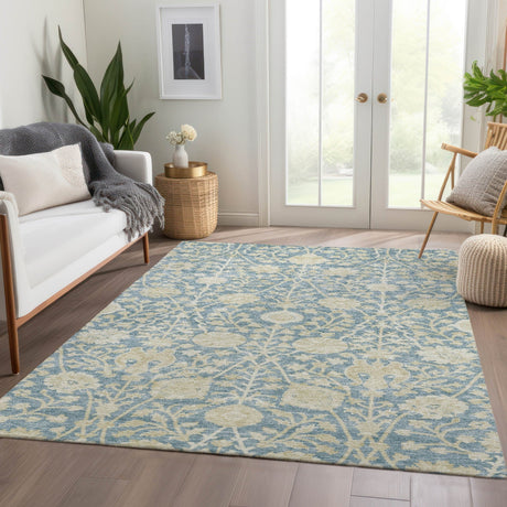 Dalyn Solace SL8 Sky Rug shown in a room