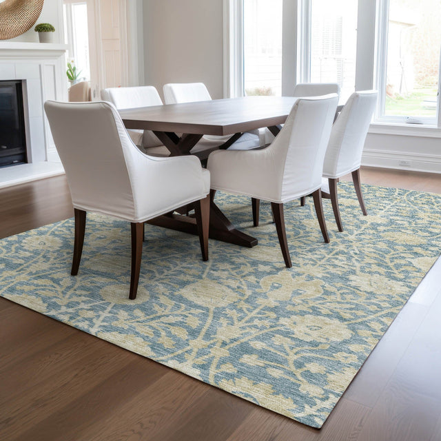 Dalyn Solace SL8 Sky Rug shown in a room
