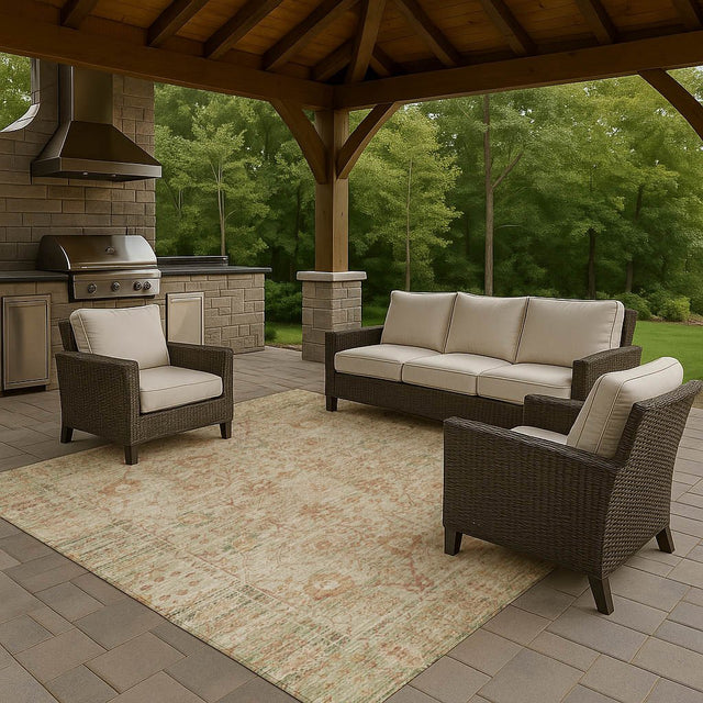 Dalyn Solace SL9 Beige Rug outdoor lifestyle image