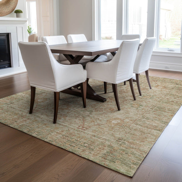 Dalyn Solace SL9 Beige Rug shown in a room
