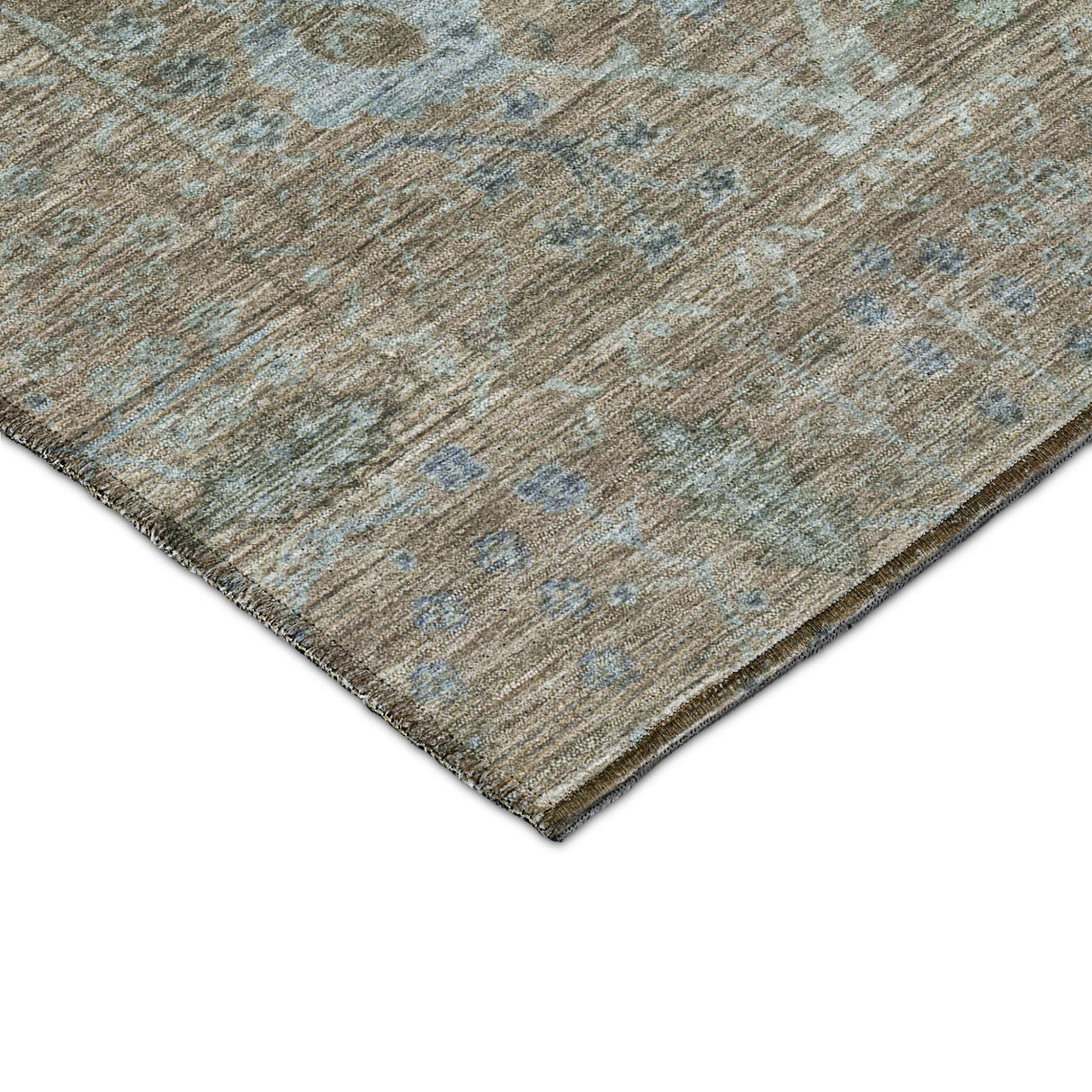 Dalyn Solace SL9 Brown Rug corner detail