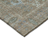 Dalyn Solace SL9 Brown Rug corner detail