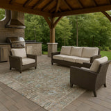 Dalyn Solace SL9 Brown Rug outdoor lifestyle image