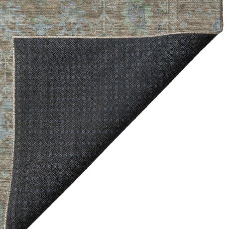Dalyn Solace SL9 Brown Rug backing detail