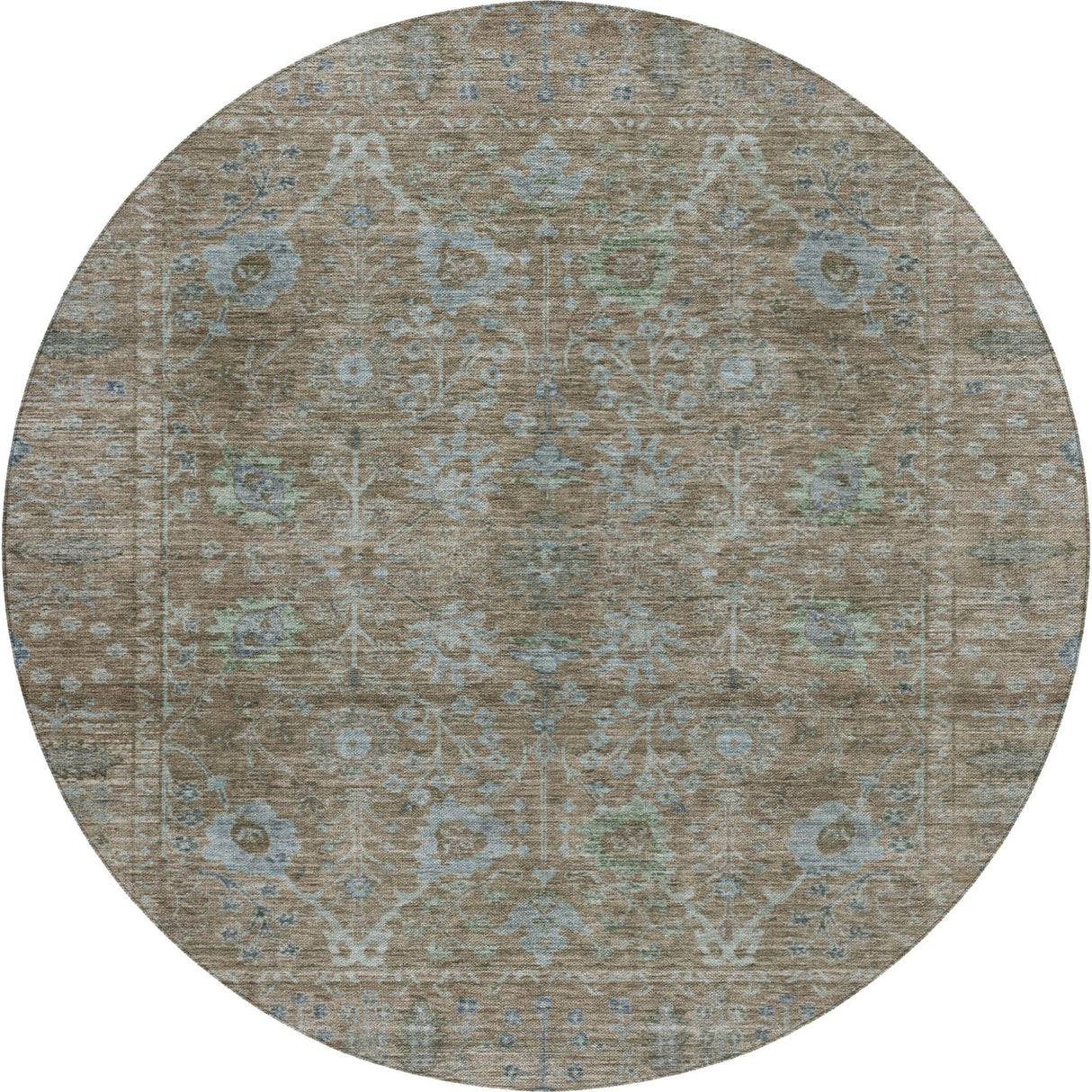 Dalyn Solace SL9 Brown Rug round rug