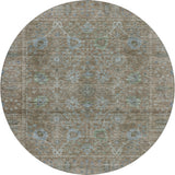 Dalyn Solace SL9 Brown Rug round rug