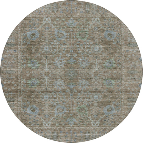 Dalyn Solace SL9 Brown Rug round rug
