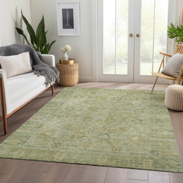 Dalyn Solace SL9 Sage Rug shown in a room