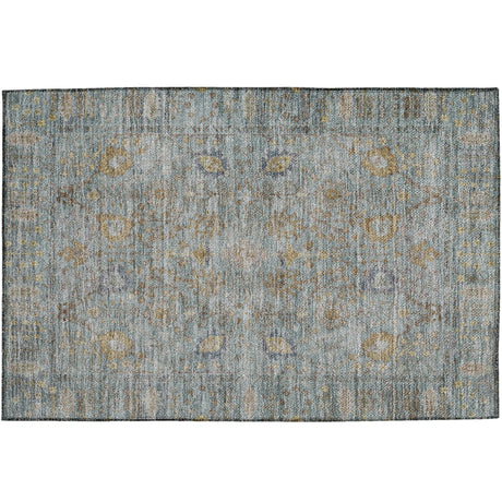 Dalyn Solace SL9 Teal Rug rectangular rug