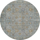 Dalyn Solace SL9 Teal Rug round rug
