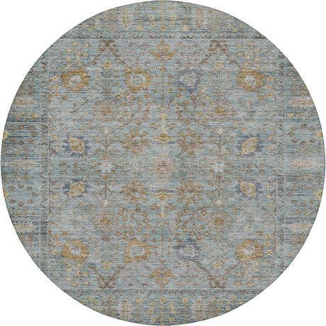 Dalyn Solace SL9 Teal Rug round rug