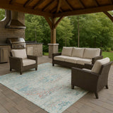 Dalyn Tabrook TB1 Sky Rug outdoor lifestyle image