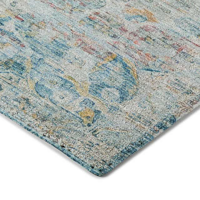 Dalyn Tabrook TB1 Sky Rug corner detail