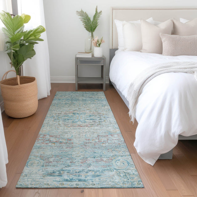 Dalyn Tabrook TB1 Sky Rug shown in a room