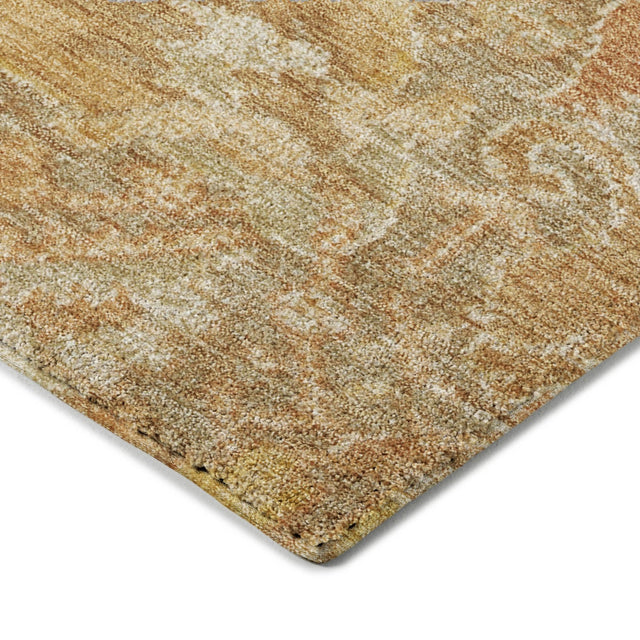 Dalyn Tabrook TB10 Khaki Rug corner detail