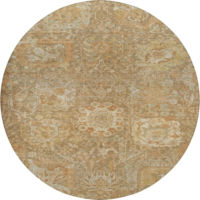 Dalyn Tabrook TB10 Khaki Rug round rug