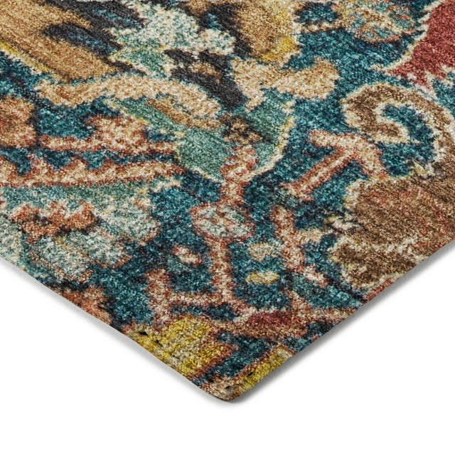 Dalyn Tabrook TB10 Navy Rug corner detail