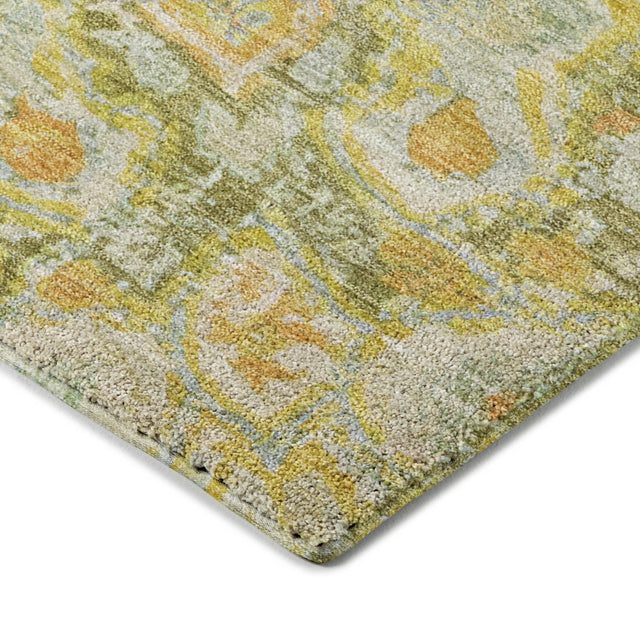 Dalyn Tabrook TB11 Aloe Rug corner detail
