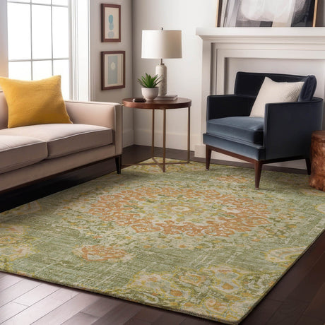Dalyn Tabrook TB11 Aloe Rug shown in a room