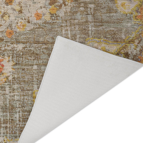 Dalyn Tabrook TB11 Brown Rug backing detail