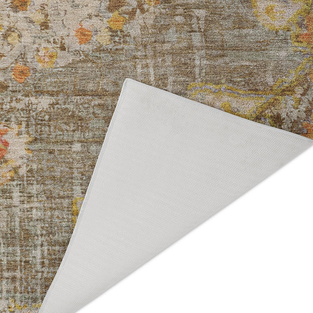 Dalyn Tabrook TB11 Brown Rug backing detail