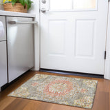 Dalyn Tabrook TB11 Brown Rug shown in a room